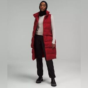 NWT Lululemon Transformable Parka Dark Sport Red